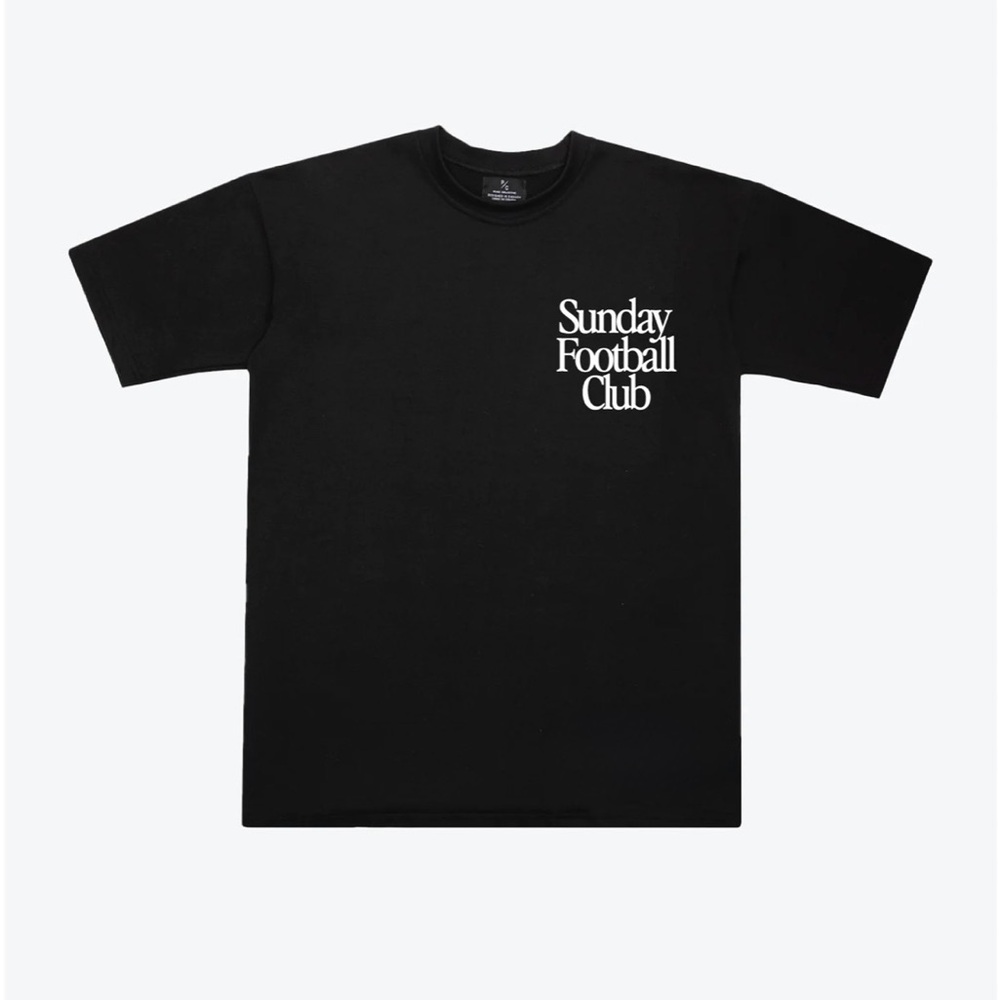 Sunday Football Club Men's Black T-Shirt